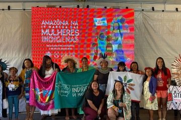 Uma das pautas prioritárias das mulheres indígenas é a luta pelo veto ao PL da devastação -  (crédito: Davi Cruz/CB/D.A Press)