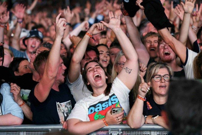 Homem morre após queda em show do Oasis em Londres - (crédito: BBC Geral) Homem morre após queda em show do Oasis em Londres - (crédito: BBC Geral)