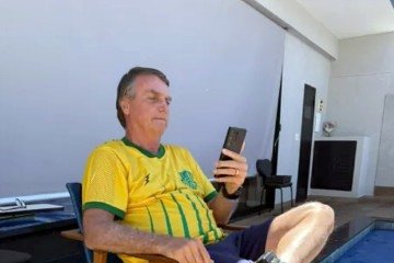 Bolsonaro está em prisão domiciliar por desrespeitar medidas cautelares impostas pelo STF -  (crédito: Reprodução/Rede sociais)
