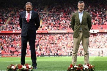 Diogo Jota e André Silva foram homenageados em Anfield -  (crédito: Foto: Divulgação)