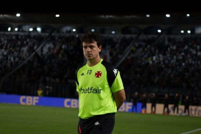 Fernando Diniz tenta fazer o Vasco reagir na temporada -  (crédito: Foto: Matheus Lima/Vasco)