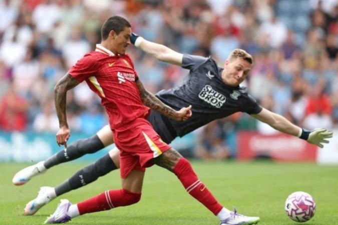 Darwin Núñez, do Liverpool, é um dos sonhos do Al-Hilal -  (crédito: Foto: Matt McNulty/Getty Images)