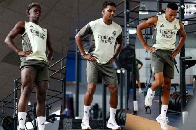 Real Madrid terá duas semanas de atividades antes de iniciar temporada 2025/26 - (crédito: Foto: Reprodução) Real Madrid terá duas semanas de atividades antes de iniciar temporada 2025/26 - (crédito: Foto: Reprodução)