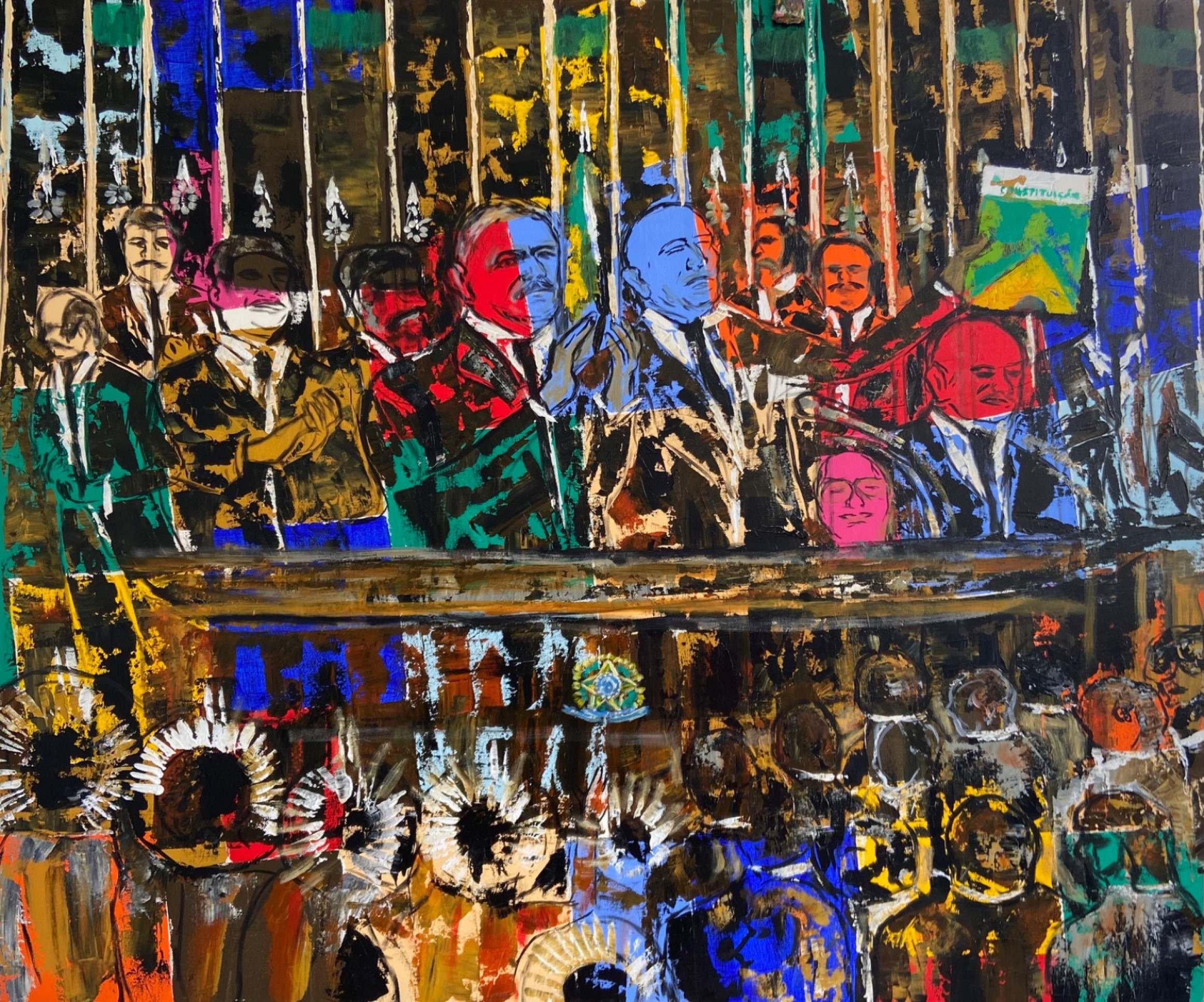 Senado recebe exposição 40 Anos da Democracia, de Betto Pereira