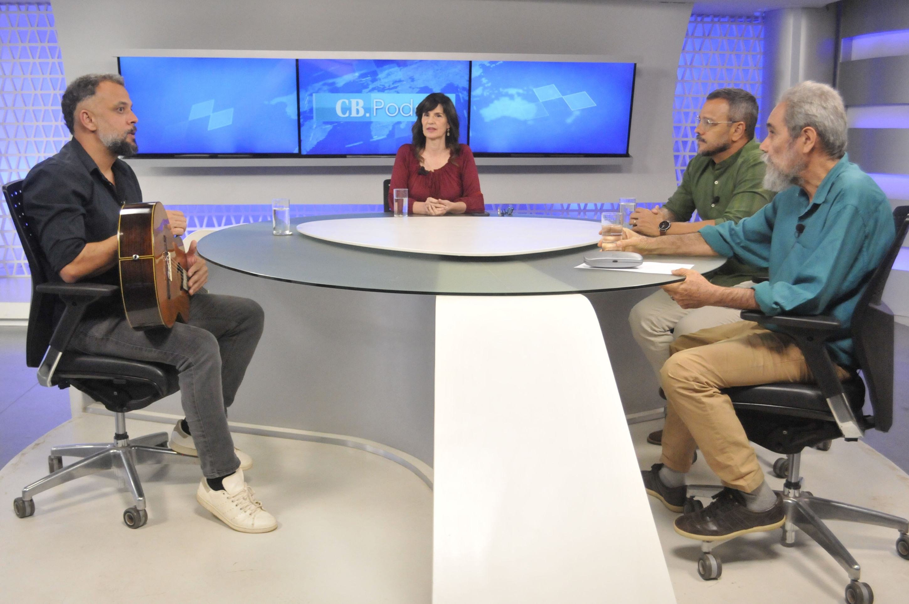  04/08/2025 Crédito: Marcelo Ferreira/CB/D.A Press. Brasil. Brasília - DF - CB.Poder entrevista os irmãos Pedro (cantor e percussionista) e João Ferreira (violonista, professor da Escola de Música de Brasília e arranjador da banda Natiruts)