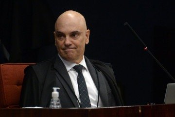 Segundo o levantamento divulgado nesta quinta-feira, 49% veem como positiva a atuação de Moraes contra 51% que avaliam como negativa -  (crédito:  Ed Alves CB/DA Press)