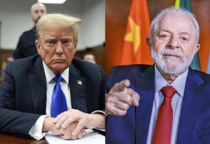 Segundo o Itamaraty, as consultas bilaterais na OMC são tentativa de negociação, antes da abertura de um painel para determinar se as tarifas impostas por Trump violam regras internacionais -  (crédito: Seth Wenig/AFP e Ricardo Stuckert/PR) -Segundo o Itamaraty, as consultas bilaterais na OMC são tentativa de negociação, antes da abertura de um painel para determinar se as tarifas impostas por Trump violam regras internacionais -  (crédito: Seth Wenig/AFP e Ricardo Stuckert/PR)