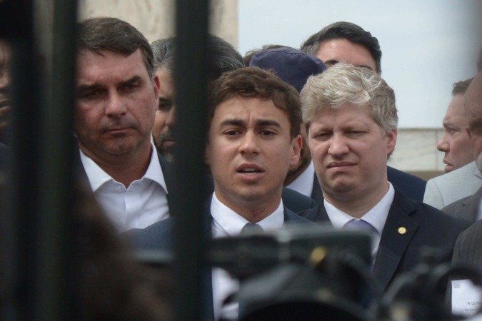 O posicionamento de Nikolas Ferreira reforça o discurso adotado por parlamentares da oposição, que protestaram nesta manhã no Congresso contra o que classificam como abusos do Judiciário e cerceamento de liberdades -  (crédito:  Ed Alves CB/DA Press)