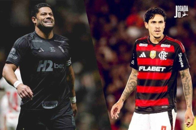 Hulk e Pedro são os jogadores mais decisivos do futebol brasileiro desde 2021 - (crédito: Fotos: Divulgação/Atlético e Flamengo) Hulk e Pedro são os jogadores mais decisivos do futebol brasileiro desde 2021 - (crédito: Fotos: Divulgação/Atlético e Flamengo)