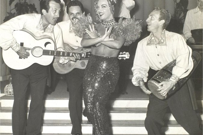 Carmen Miranda, em foto dos anos 1940 - (crédito: Arquivo Nacional) Carmen Miranda, em foto dos anos 1940 - (crédito: Arquivo Nacional)