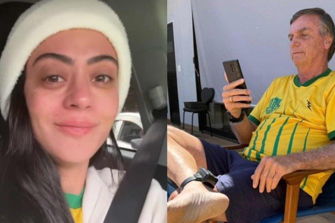 Carol Castro alfineta Bolsonaro e é detonada por bolsonaristas -  (crédito: Reprodução/Instagram)