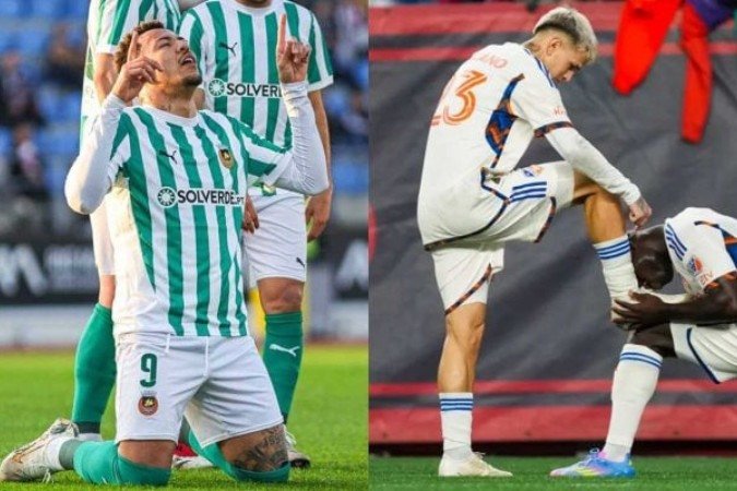 Justiça aceita pedido do Vasco por antecipação de parcelas de Clayton e Orellano -  (crédito: Fotos: Divulgação / Rio Ave e FC Cincinnati)