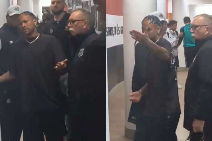 De novo? Neymar surta após ser chamado de 'vacilão' em jogo do Santos - (crédito: Reprodução/X) De novo? Neymar surta após ser chamado de 'vacilão' em jogo do Santos - (crédito: Reprodução/X)