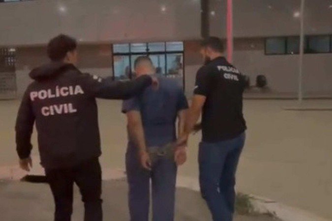 Homem foi preso preventivamente -  (crédito: PCDF/Divulgação)
