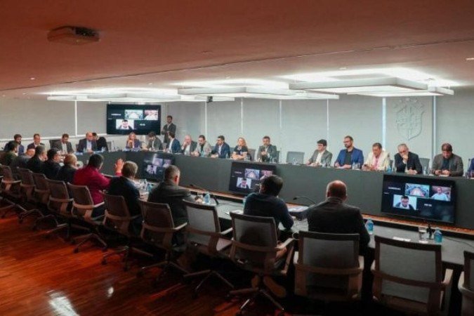 CBF faz reunião com clubes da Série C - (crédito: Foto: Joilson Marconne / CBF) CBF faz reunião com clubes da Série C - (crédito: Foto: Joilson Marconne / CBF)