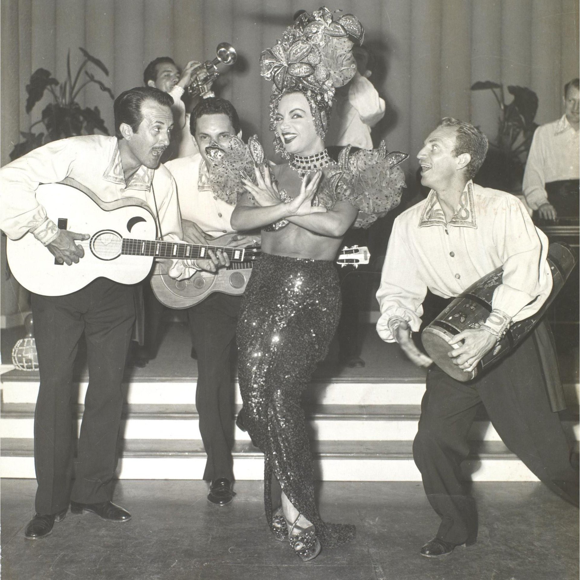 Carmen Miranda, em foto dos anos 1940 - (crédito: Arquivo Nacional) Carmen Miranda, em foto dos anos 1940 - (crédito: Arquivo Nacional)