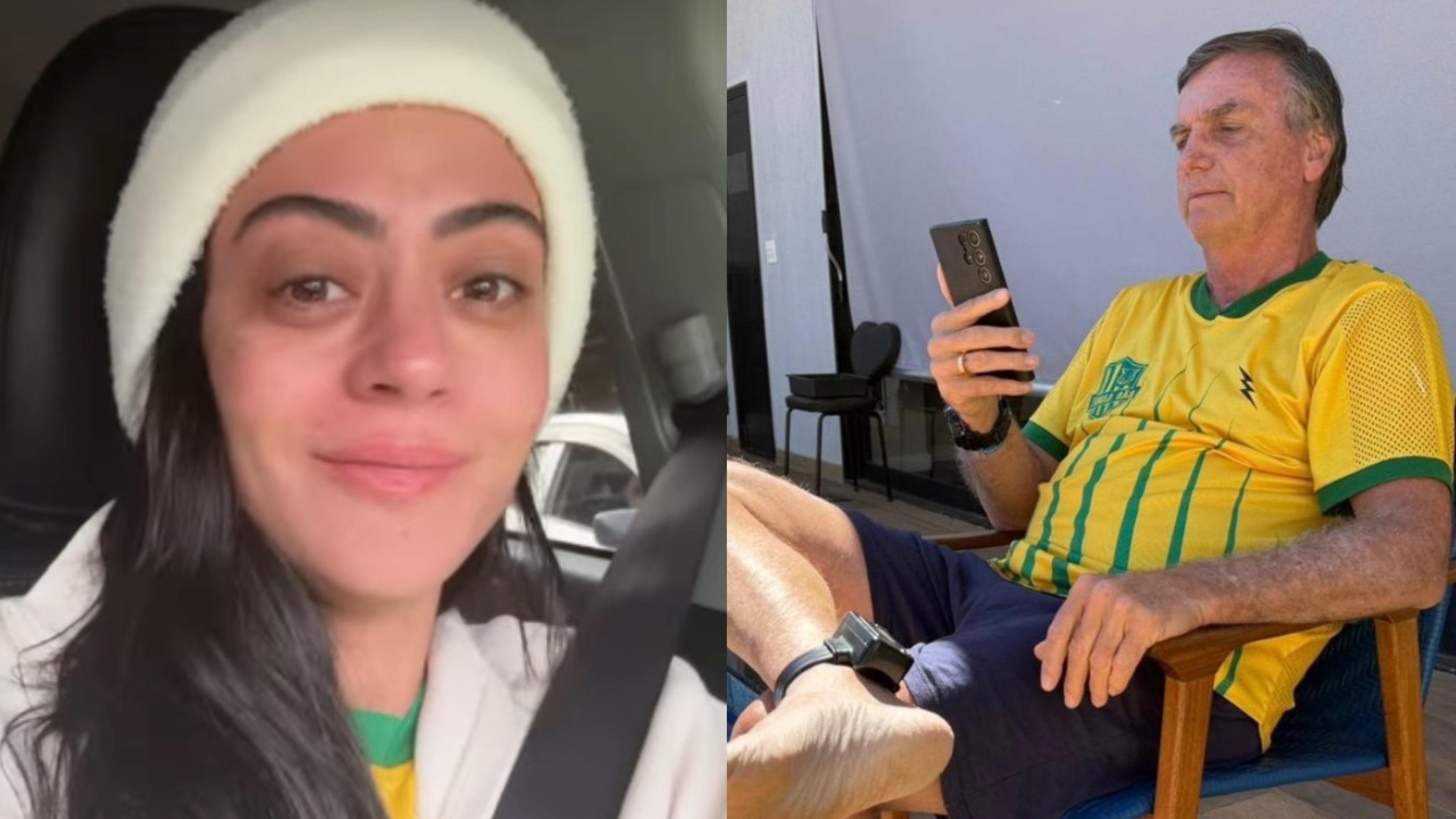 Carol Castro debocha de Bolsonaro e revolta bolsonaristas