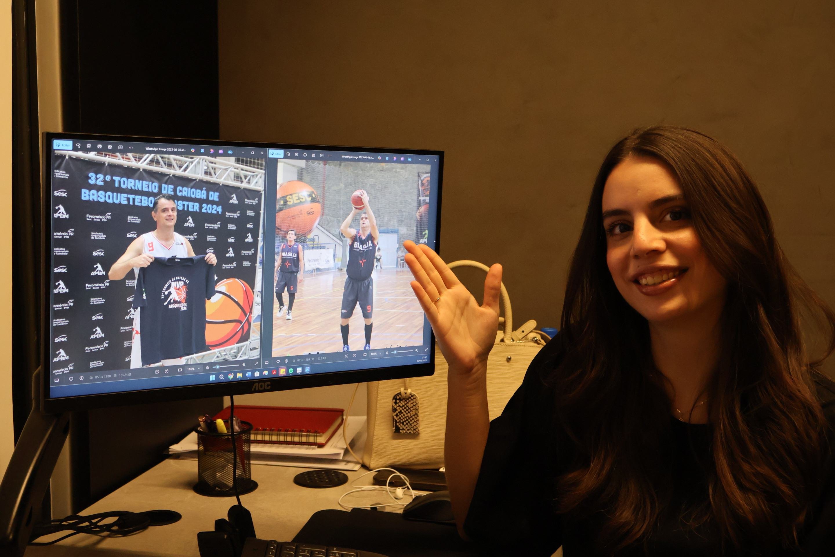  05/08/2025 Bruna Gaston CB/DA Press. Dia dos Pais, Gabriela Aleixo e pai Marcos Batista       