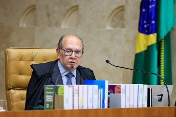 Gilmar Mendes: 'O Brasil teria se tornado um pântano institucional não fosse a ação de Moraes' -  (crédito: Fellipe Sampaio /STF)