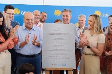 Ibaneis comemorou o avanço nas políticas de educação infantil -  (crédito: Ana Carolina Alves/CB/DA Press)