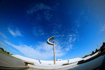 DF registra mínima de 11°,8°C e umidade segue baixa -  (crédito:  Ed Alves CB/DA Press)
