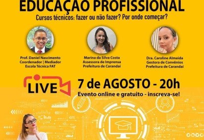 cartaz de convite FAT webinar -  (crédito: Fundação FAT)