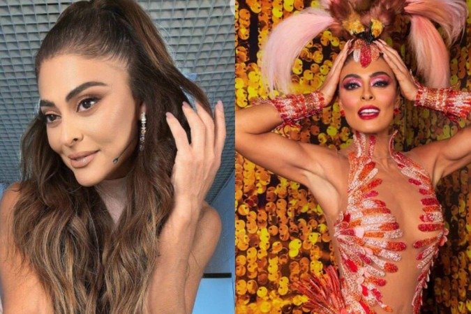 Juliana Paes retorna ao Carnaval como Rainha de Bateria -  (crédito: Reprodução/Instagram)