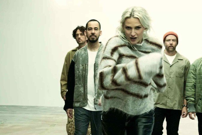 Linkin Park renasce com nova vocalista e álbum impactante - (crédito: TMJBrazil) Linkin Park renasce com nova vocalista e álbum impactante - (crédito: TMJBrazil)