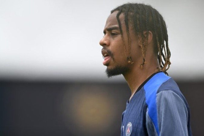 Barcola perdeu espaço no PSG na última temporada e aparece no radar do Liverpool -  (crédito: Foto: David Ramos/Getty Images)