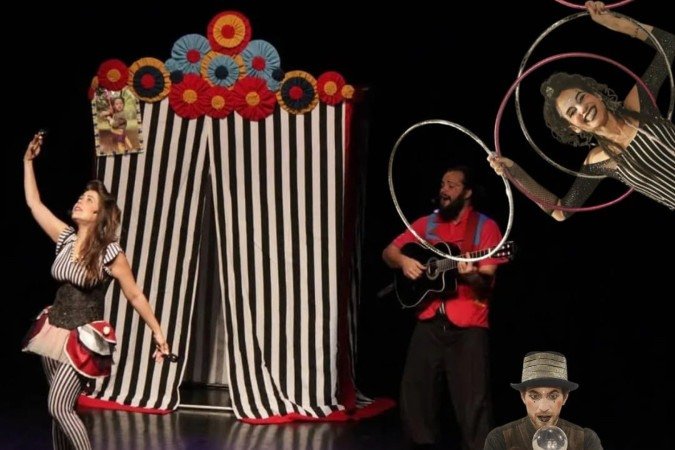 Picadeiro de Firulas une duas CIAs circense em festival de palhaçaria -  (crédito: Divulgação)