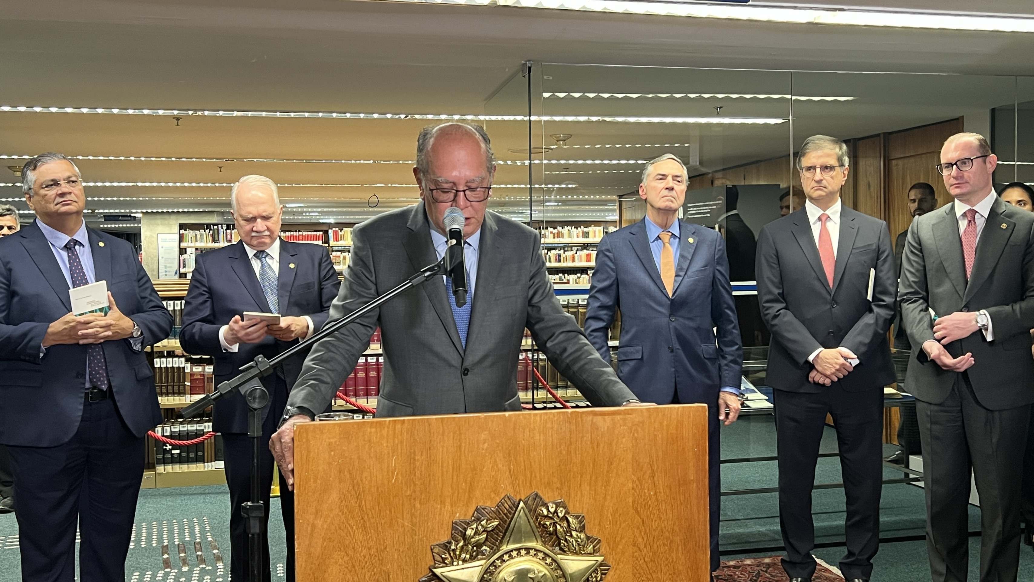 Lançamento do livro Jurisdição constitucional da liberdade para a liberdade, de Gilmar Mendes, no STF