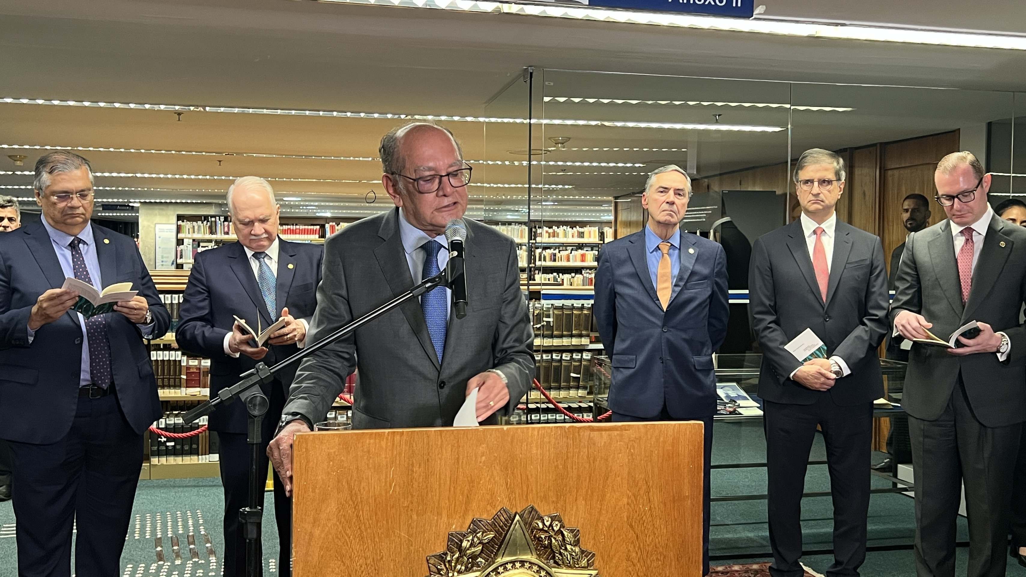 Lançamento do livro Jurisdição constitucional da liberdade para a liberdade, de Gilmar Mendes, no STF