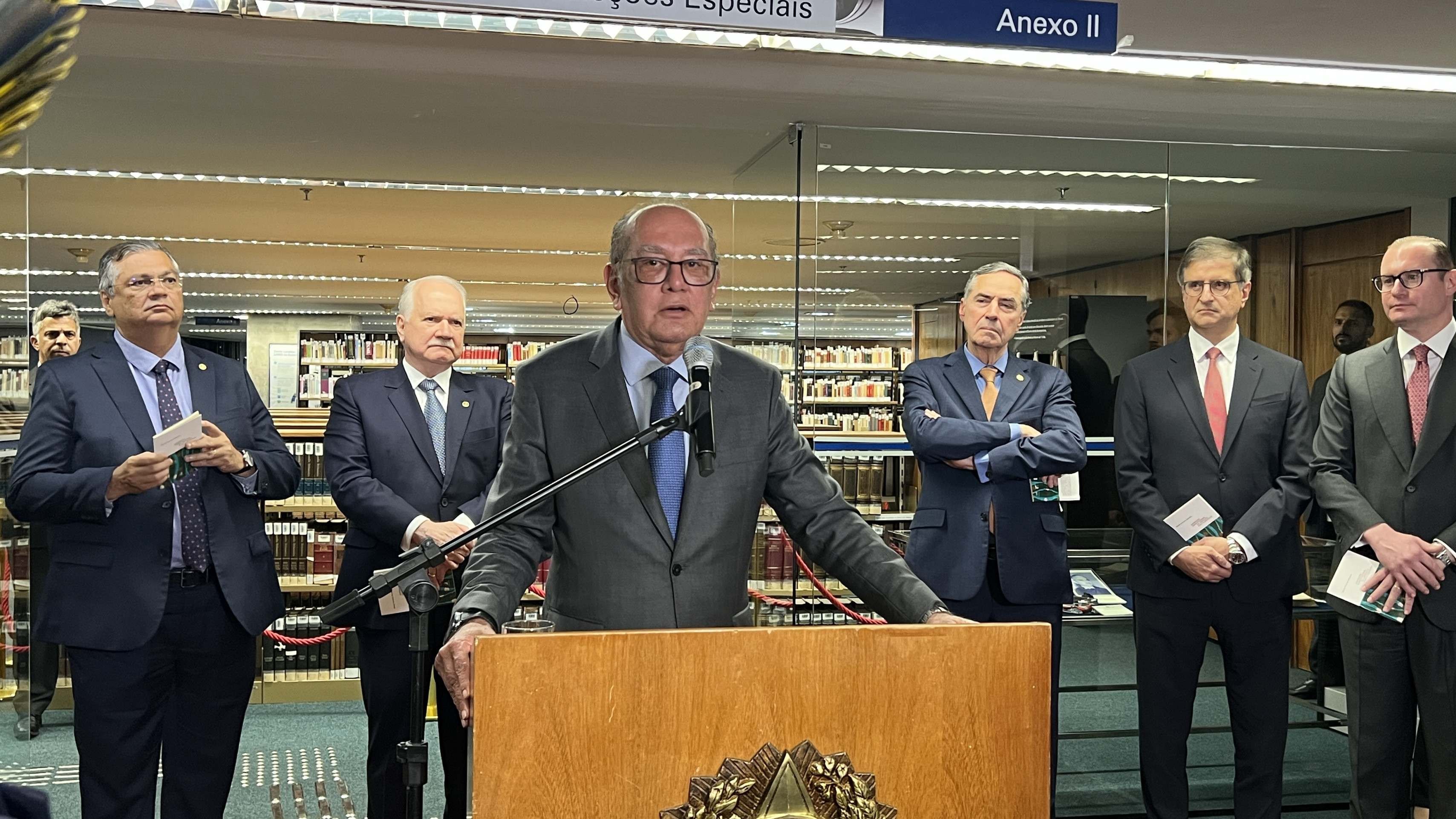 Lançamento do livro Jurisdição constitucional da liberdade para a liberdade, de Gilmar Mendes, no STF