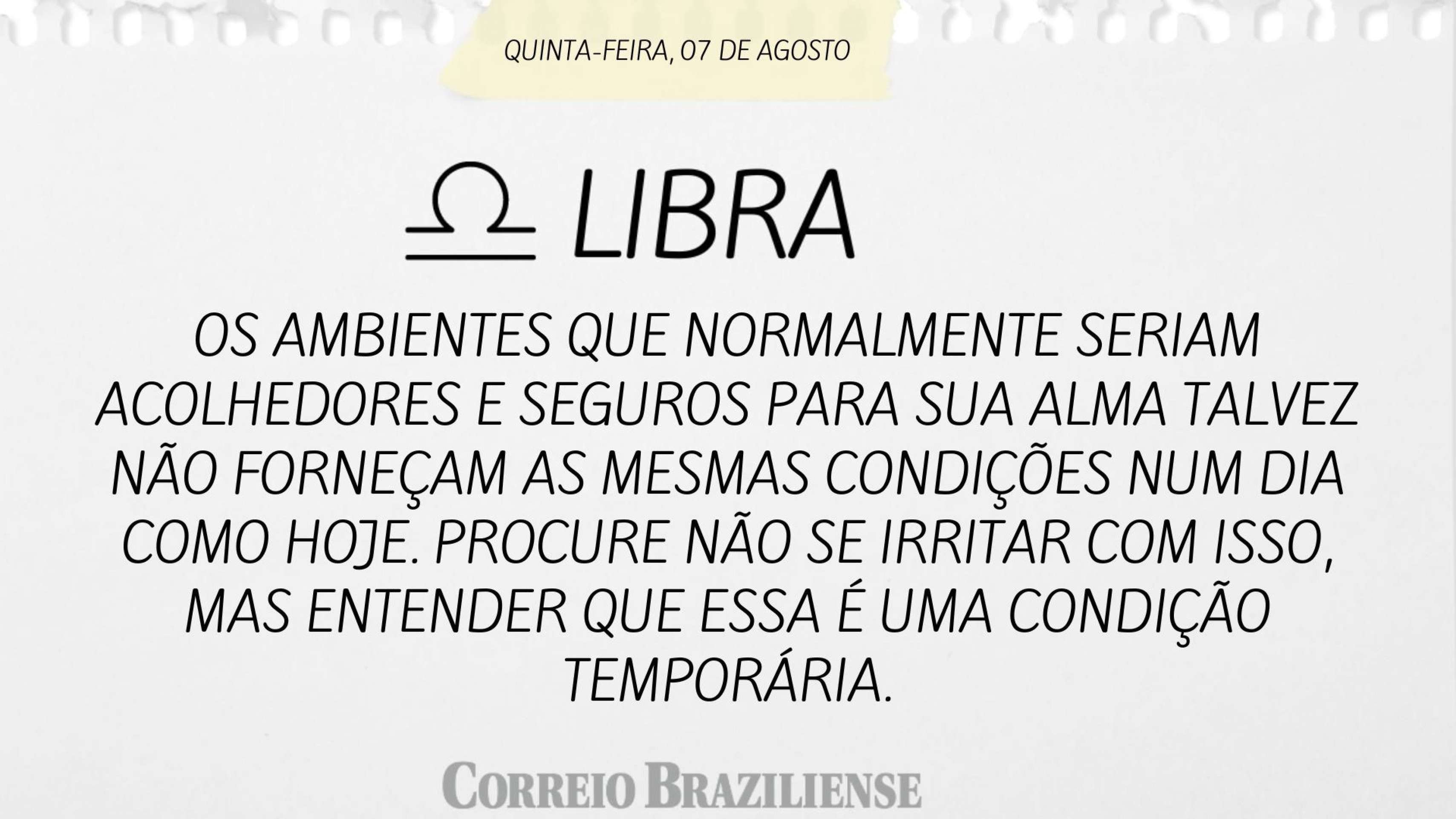 LIBRA | 7 DE AGOSTO DE 2025