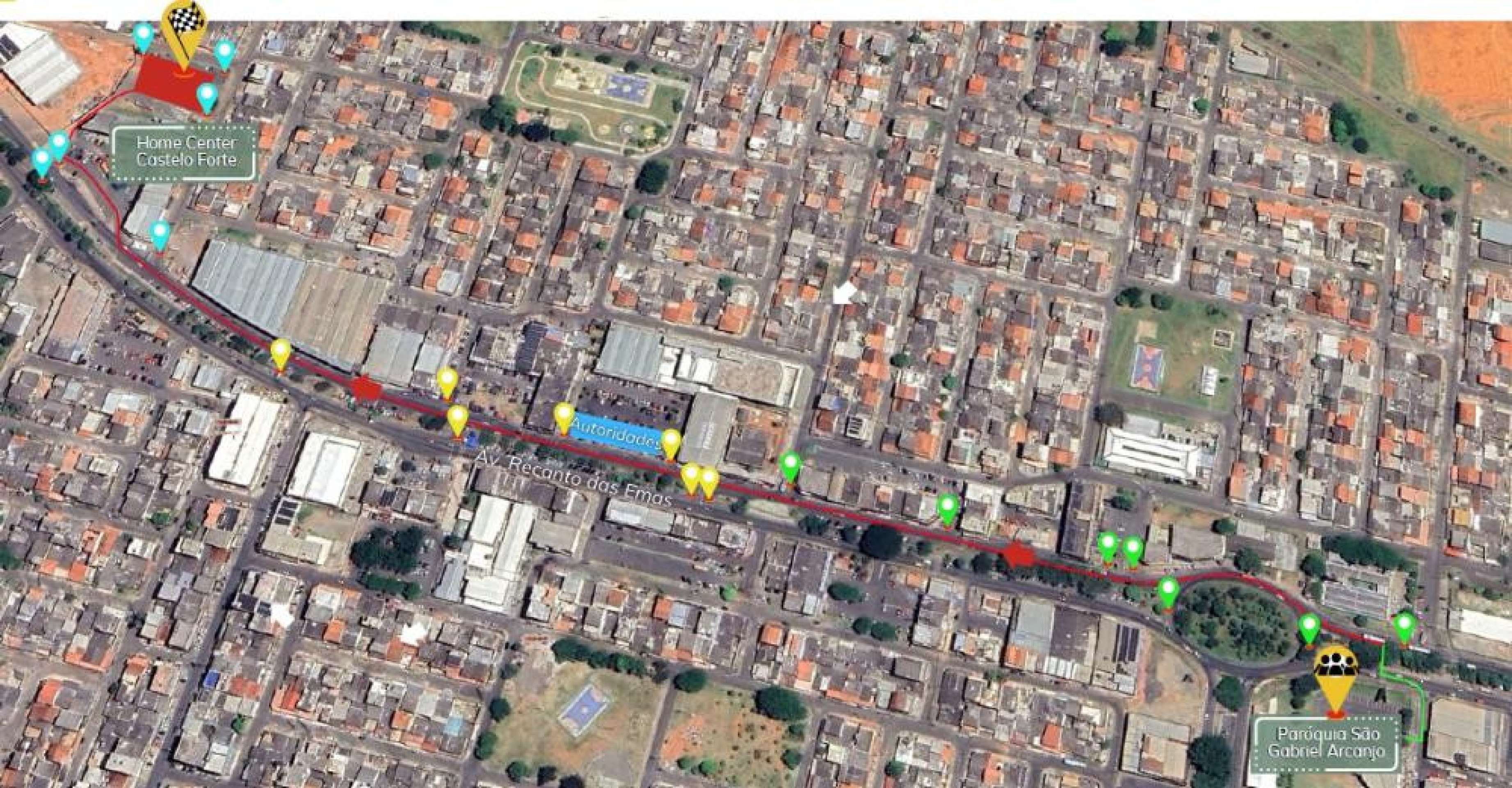O Detran-DF realizará interdições na Avenida do Recanto das Emas a partir das 7h30