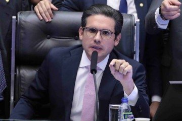 Hugo Motta classificou o atual cenário político como 'atípico' e reconheceu a existência de um desgaste institucional, em um 'crise entre os Poderes'
 -  (crédito: Bruno Spada/Câmara dos Deputados)