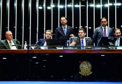 A proposta aprovada pelos senadores tem o mesmo conteúdo de uma medida provisória editada em abril, que perderia a validade na próxima segunda-feira (11/8) -  (crédito: Saulo Cruz/Agência Senado)
