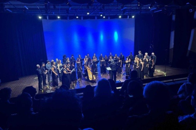 Cantus Firmus em apresentação de fim de ano na Escola de Música de Brasília - (crédito: Arquivo pessoal Cantus Firmus ) Cantus Firmus em apresentação de fim de ano na Escola de Música de Brasília - (crédito: Arquivo pessoal Cantus Firmus )