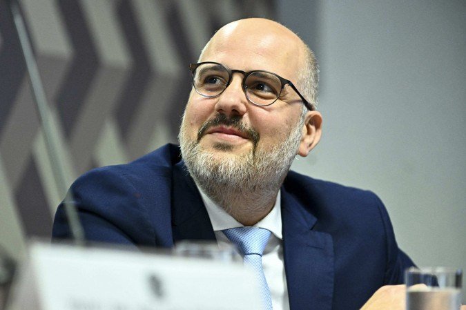 O jornalista Andre Basbaum foi escolhido nesta quarta-feira, 6, como o novo presidente da Empresa Brasil de Comunicação (EBC) - (crédito: Andressa Anholete/Agência Senad) O jornalista Andre Basbaum foi escolhido nesta quarta-feira, 6, como o novo presidente da Empresa Brasil de Comunicação (EBC) - (crédito: Andressa Anholete/Agência Senad)