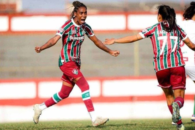 Sem sustos, Fluminense vence Brasil Farroupilha e avança na Copa do Brasil feminina - (crédito: Foto: MARINA GARCIA / FLUMINENSE F.C.) Sem sustos, Fluminense vence Brasil Farroupilha e avança na Copa do Brasil feminina - (crédito: Foto: MARINA GARCIA / FLUMINENSE F.C.)