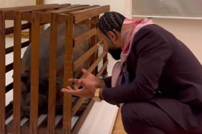 Memphis Depay tira onda com o Palmeiras -  (crédito: Reprodução Instagram)