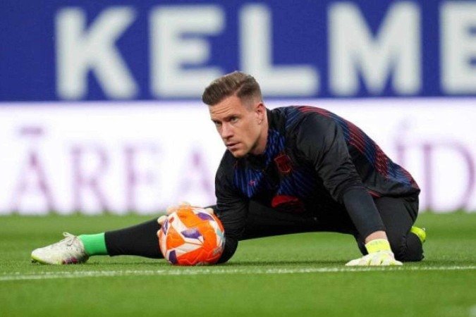 Ter Stegen causa polêmica e põe me xeque seu futuro no Barcelona - (crédito: Foto: Alex Caparros/Getty Images) Ter Stegen causa polêmica e põe me xeque seu futuro no Barcelona - (crédito: Foto: Alex Caparros/Getty Images)