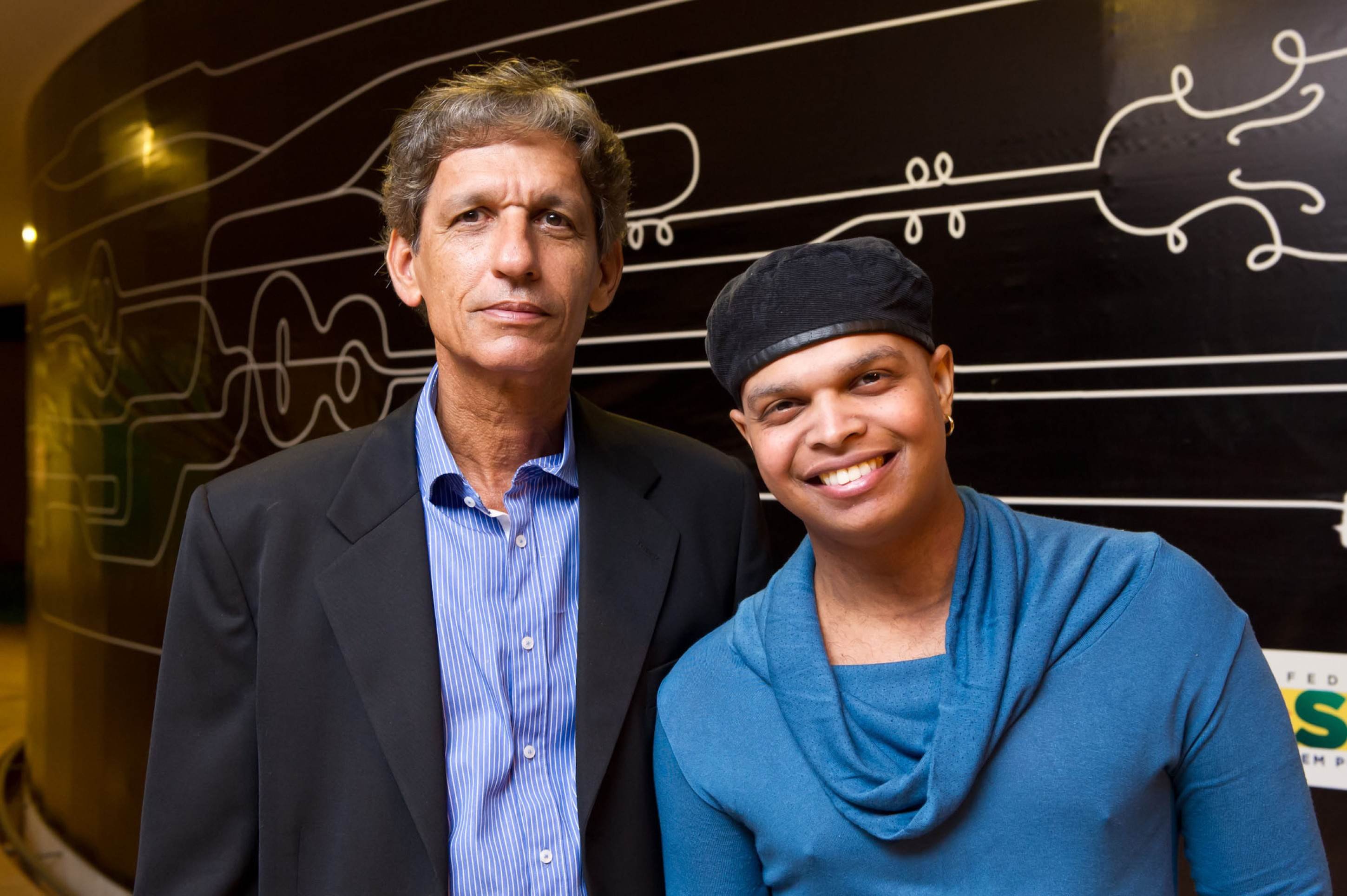 Com Marcel, filho de Baden Powell