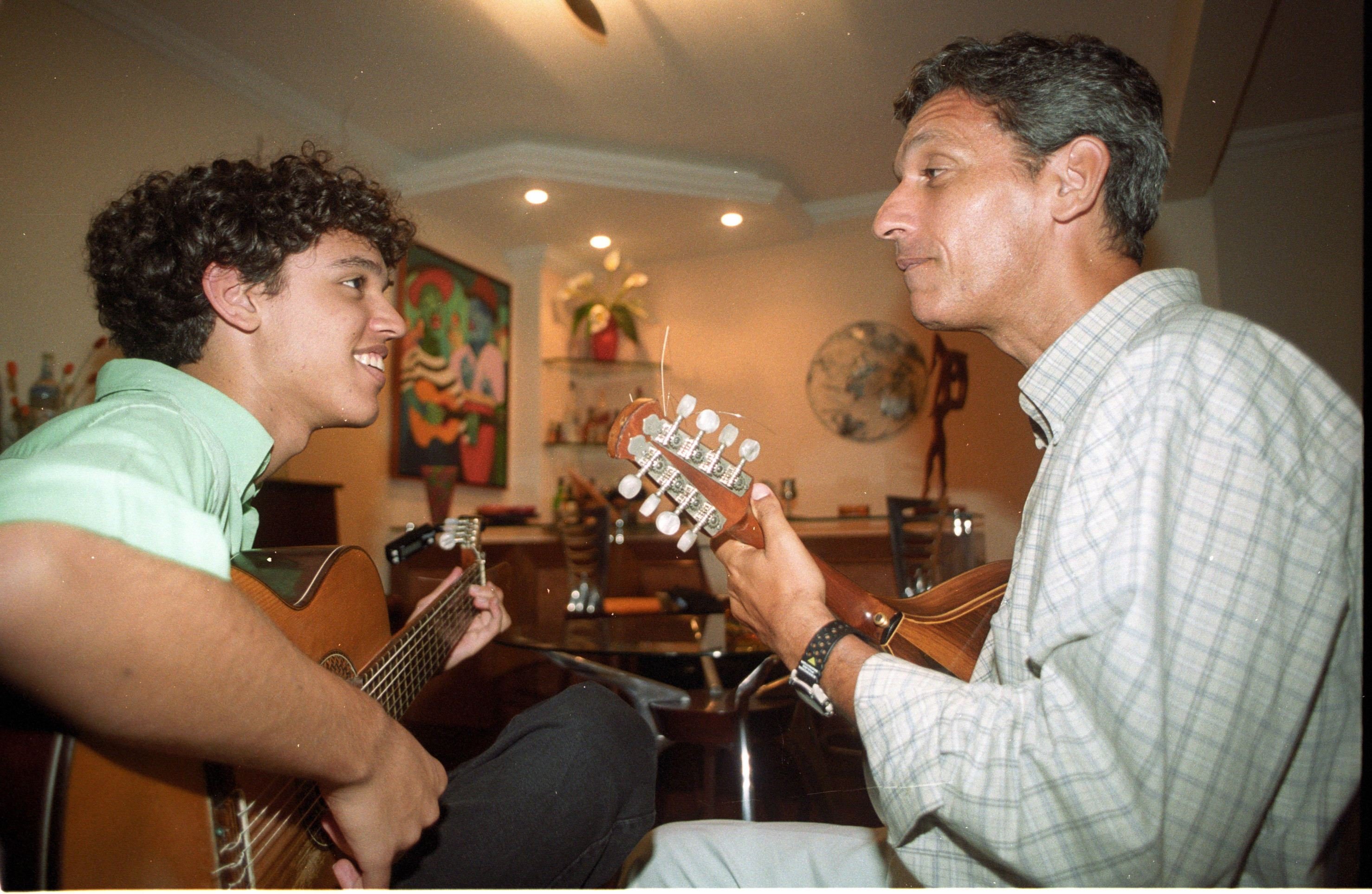  Pai e filho em novembro de 2002