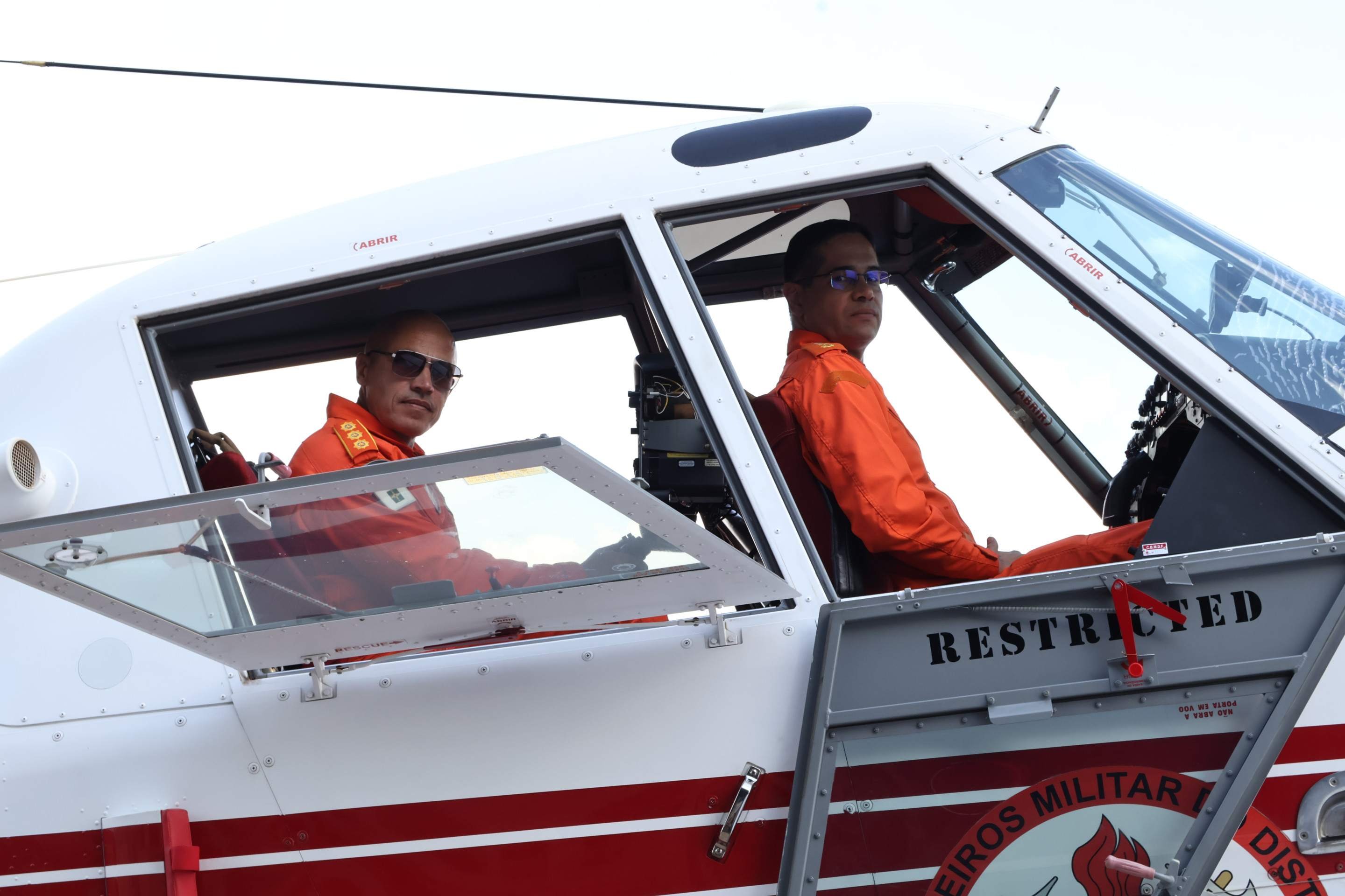  O acionamento das aeronaves é feito pelas bases avançadas do CBMDF, que avaliam a gravidade, a proporção e o risco do incêndio