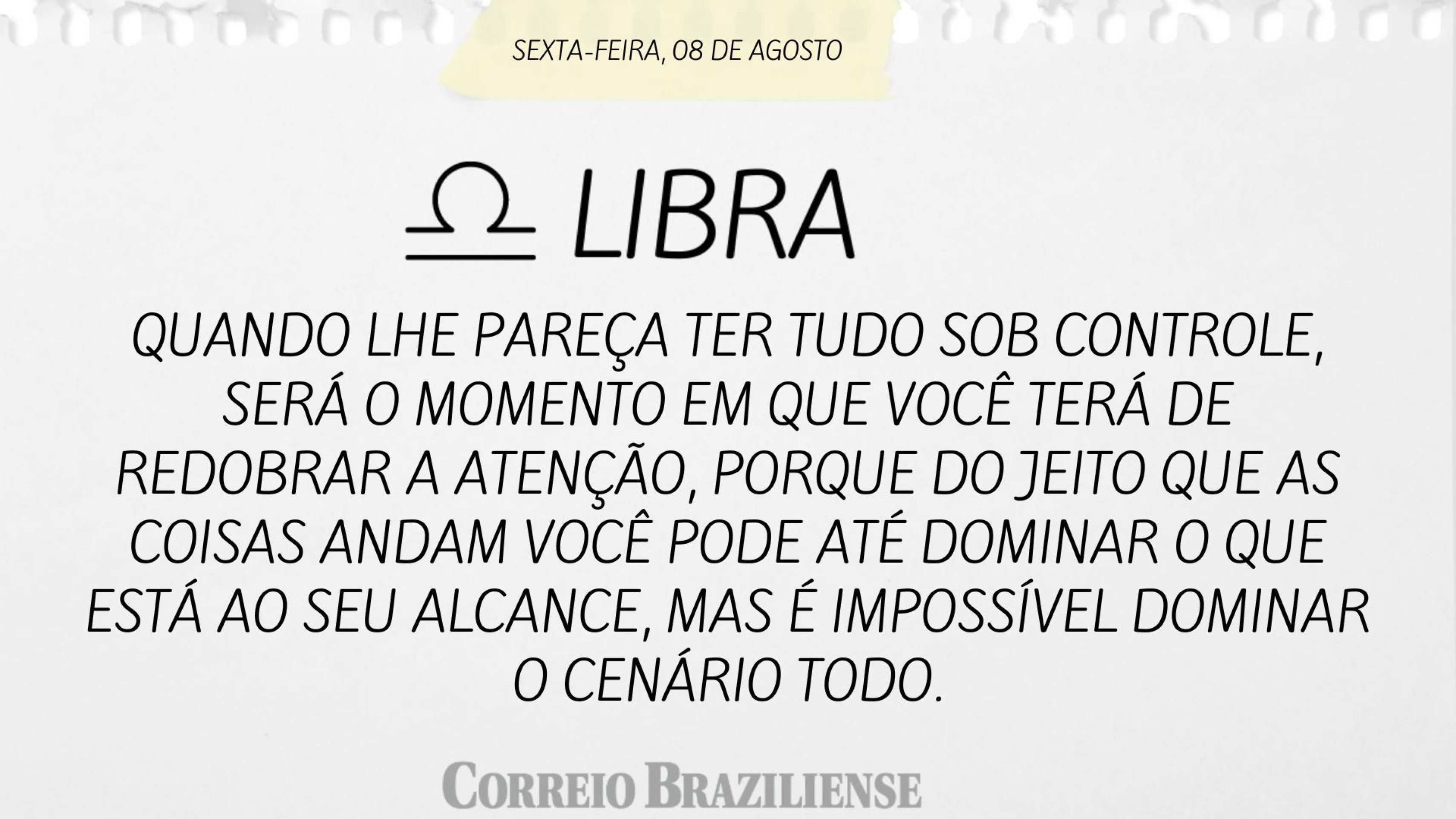 LIBRA | 8 DE AGOSTO DE 2025
