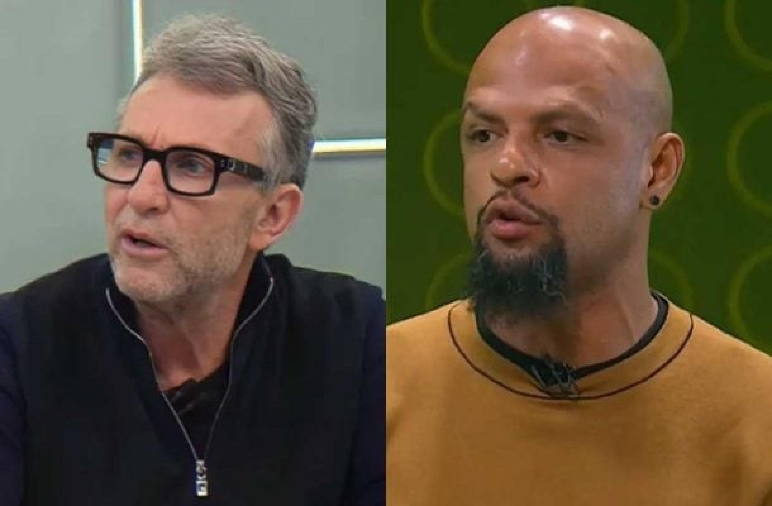 Neto condena atitude de Felipe Melo antes de Palmeiras x Corinthians Neto condena atitude de Felipe Melo antes de Palmeiras x Corinthians