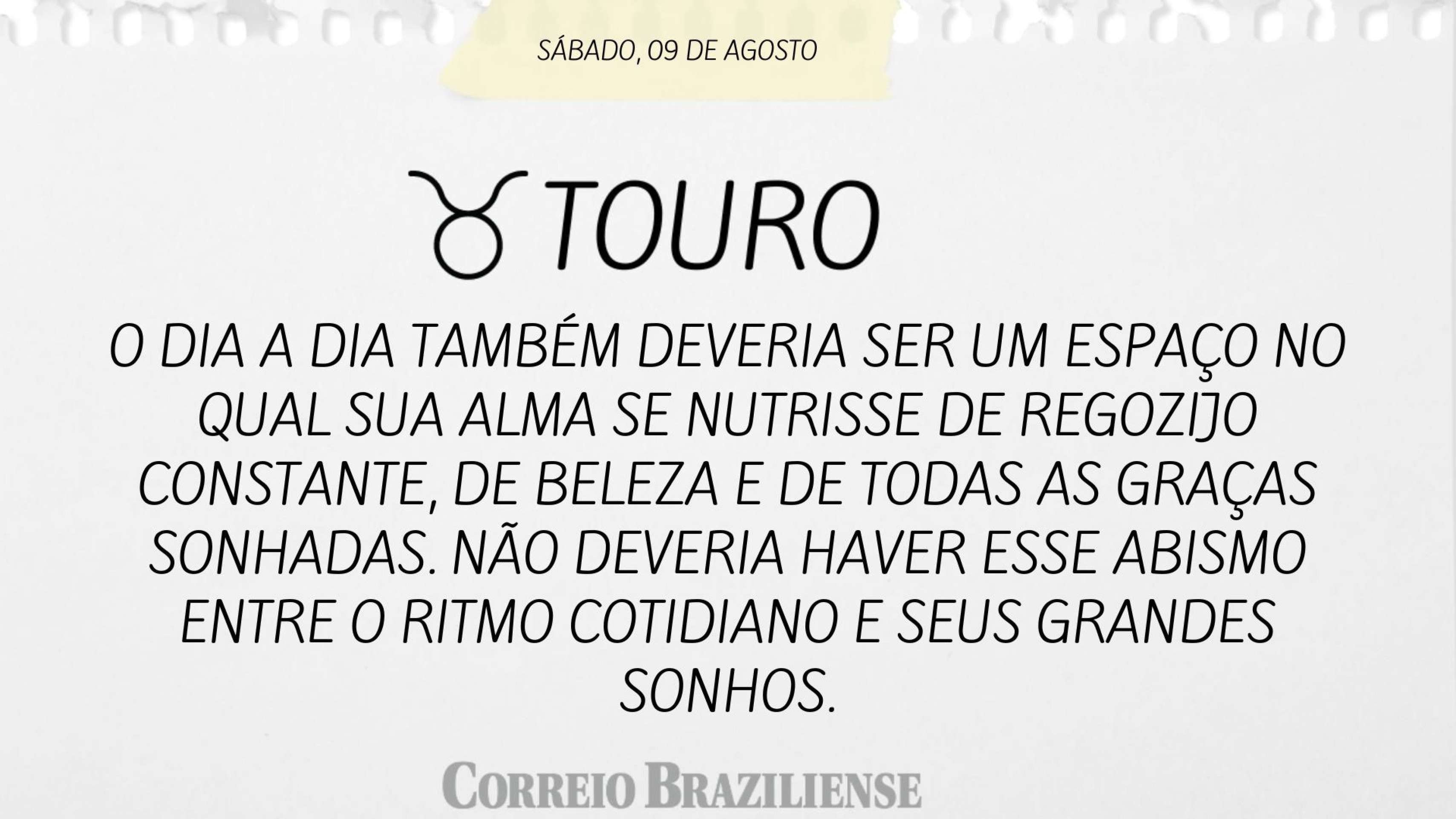 TOURO | 9 DE SETEMBRO DE 2025