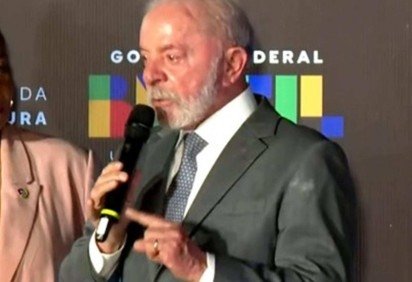 Lula chora ao falar de crianças em Gaza -  (crédito: Reprodução/Agência Gov)