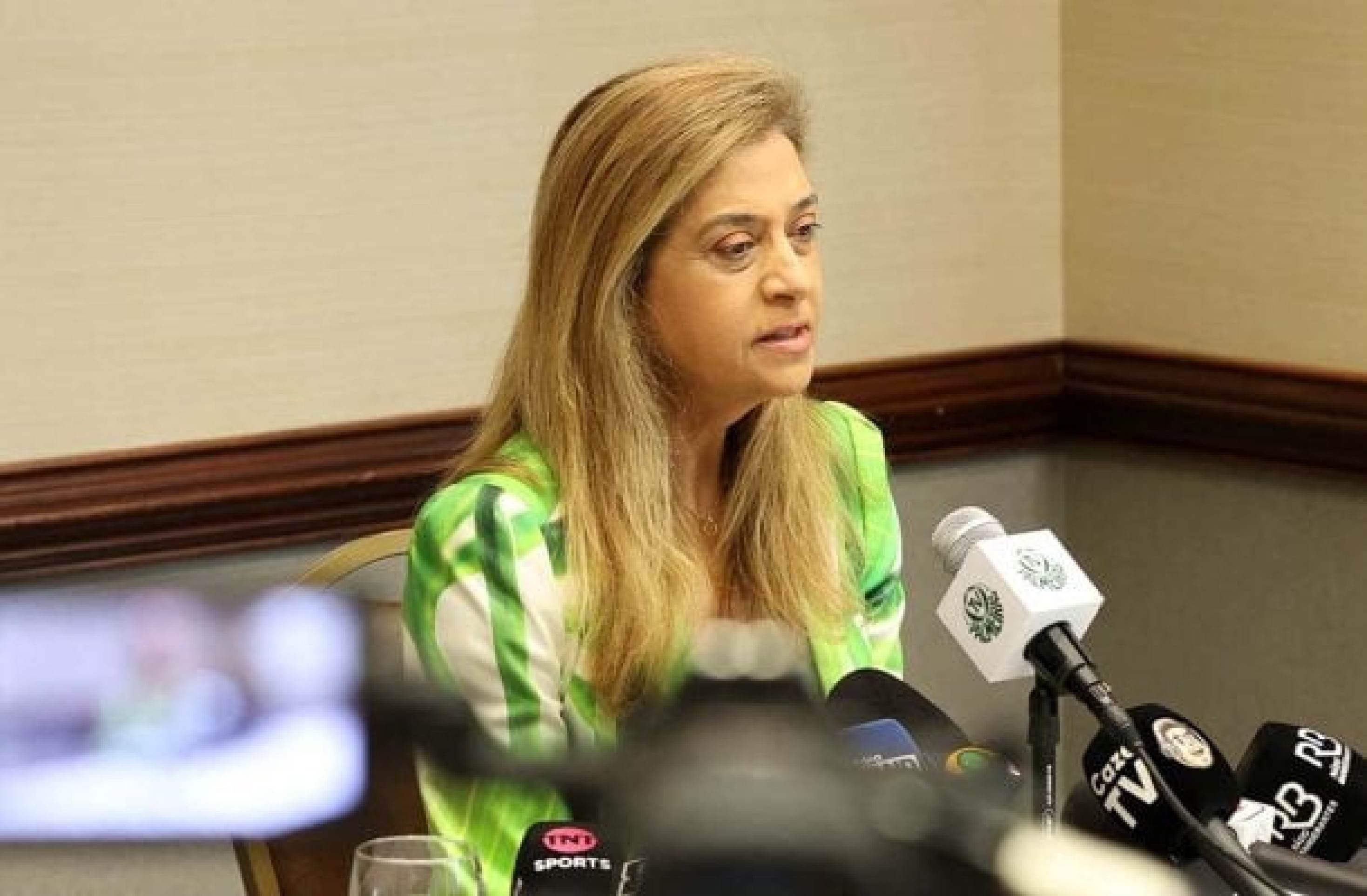 Leila pede calma com reformulação no Palmeiras -  (crédito: Foto: Cesar Greco / Palmeiras)